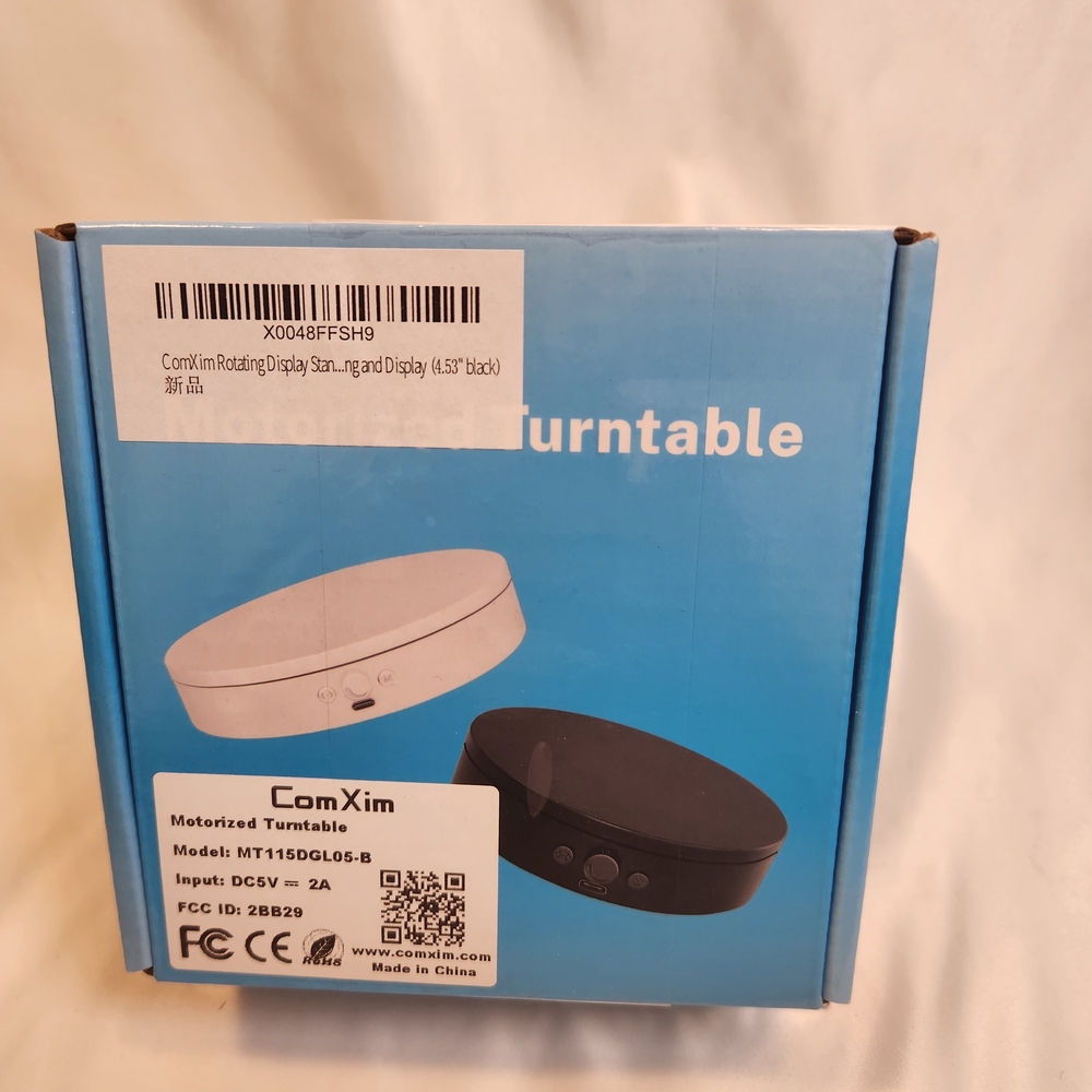 Motorized Turntable Black For Photography And/or Item Display